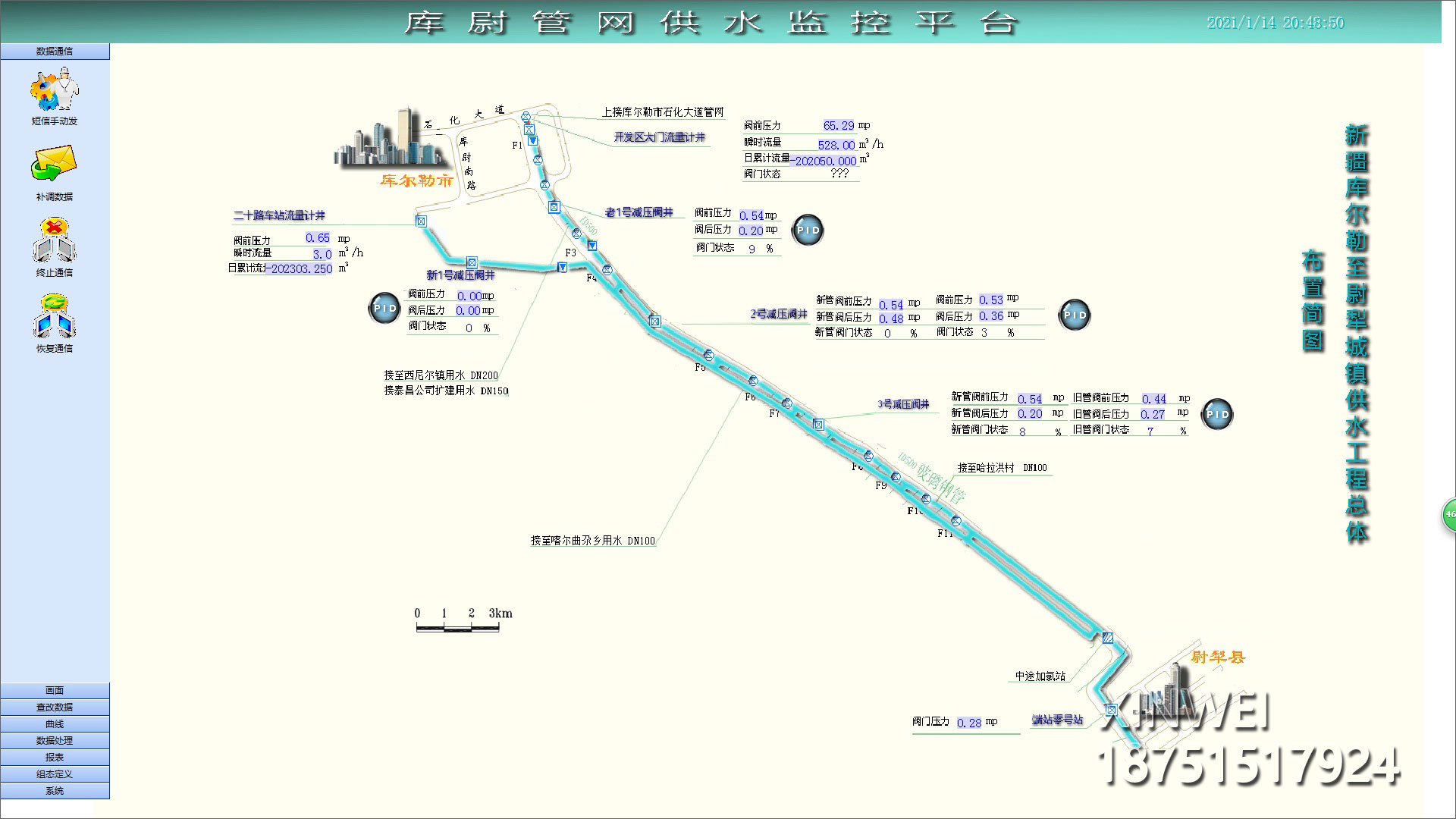 管道流量壓力監(jiān)測(cè)控制系統(tǒng)